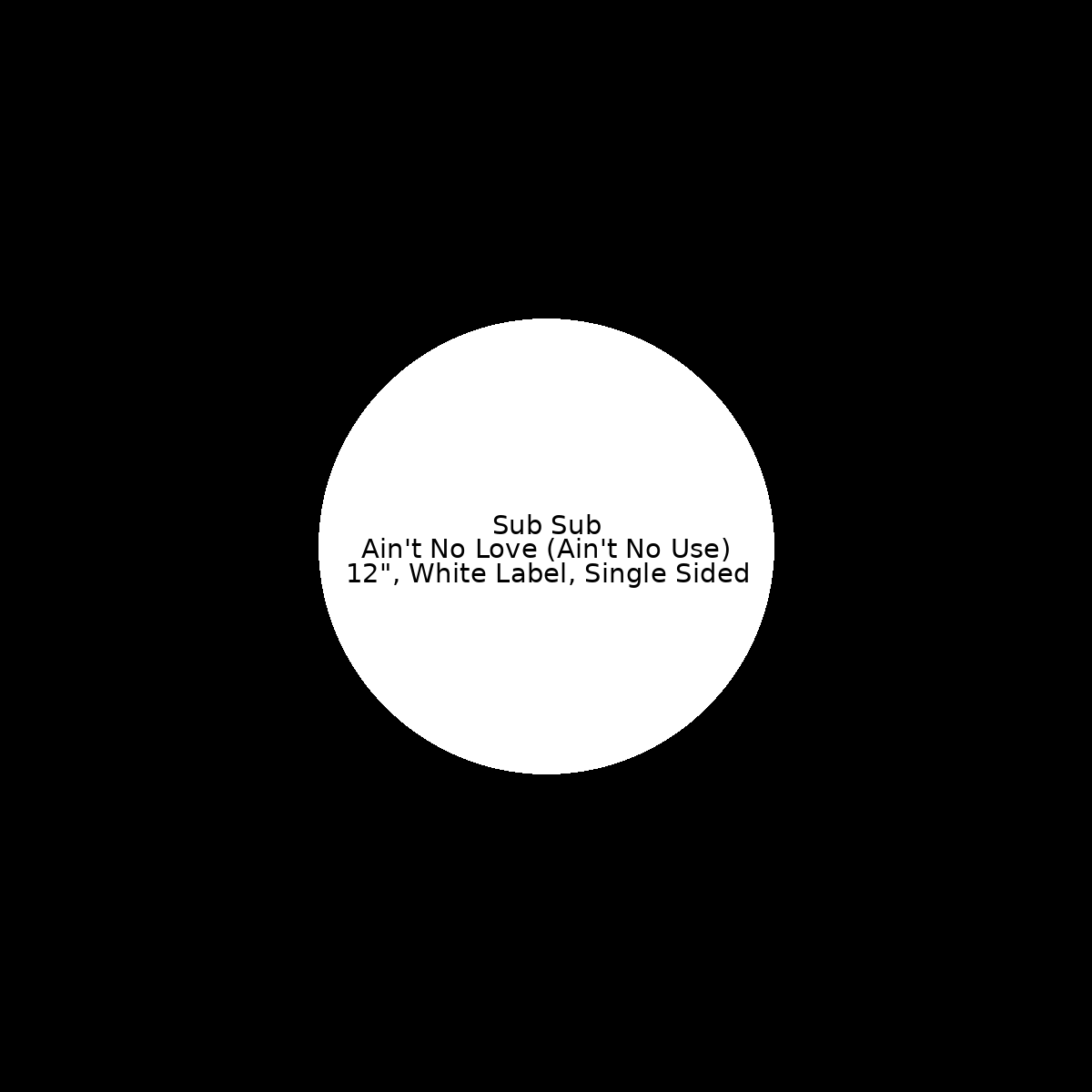 Ain't No Love (Ain't No Use)