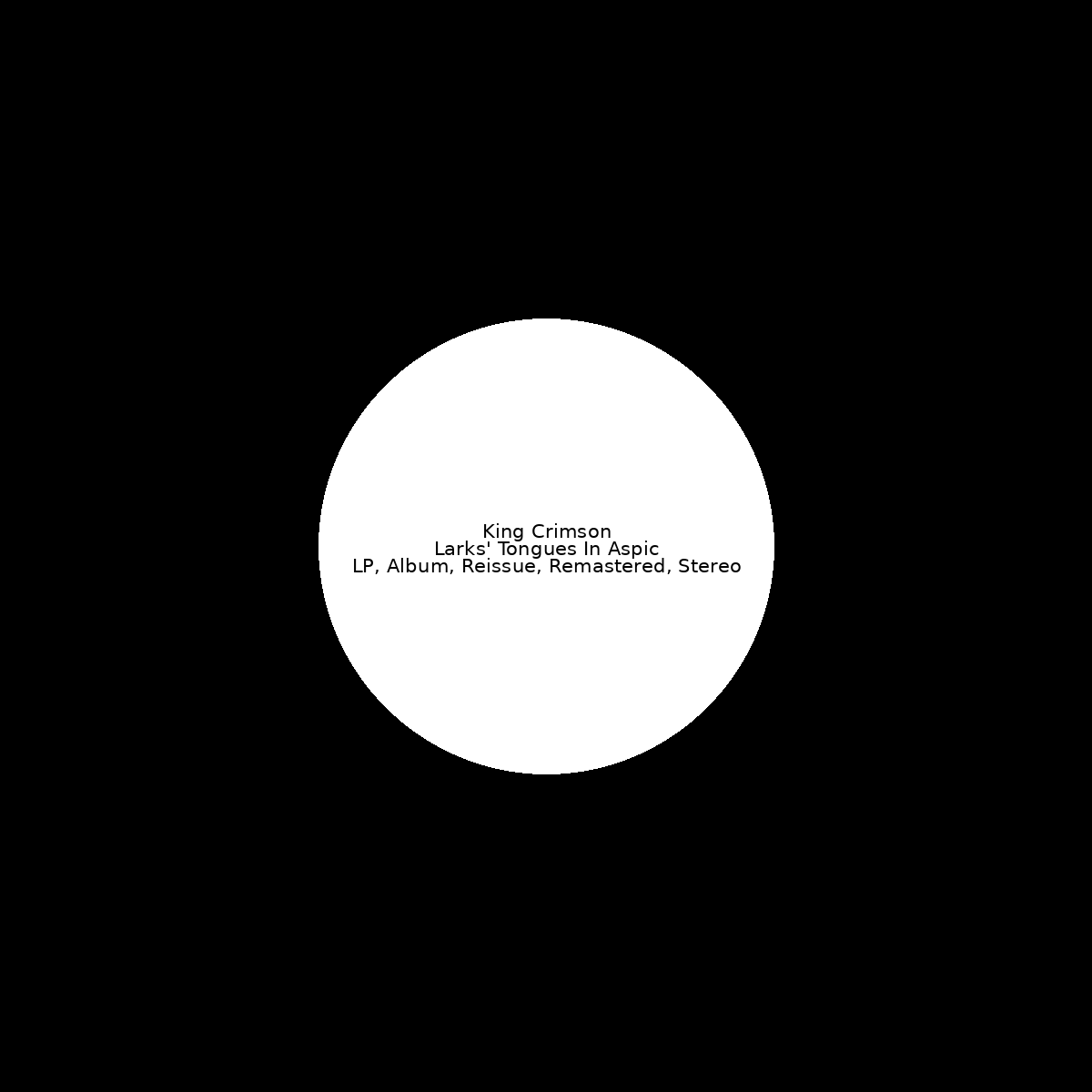 Larks' Tongues In Aspic