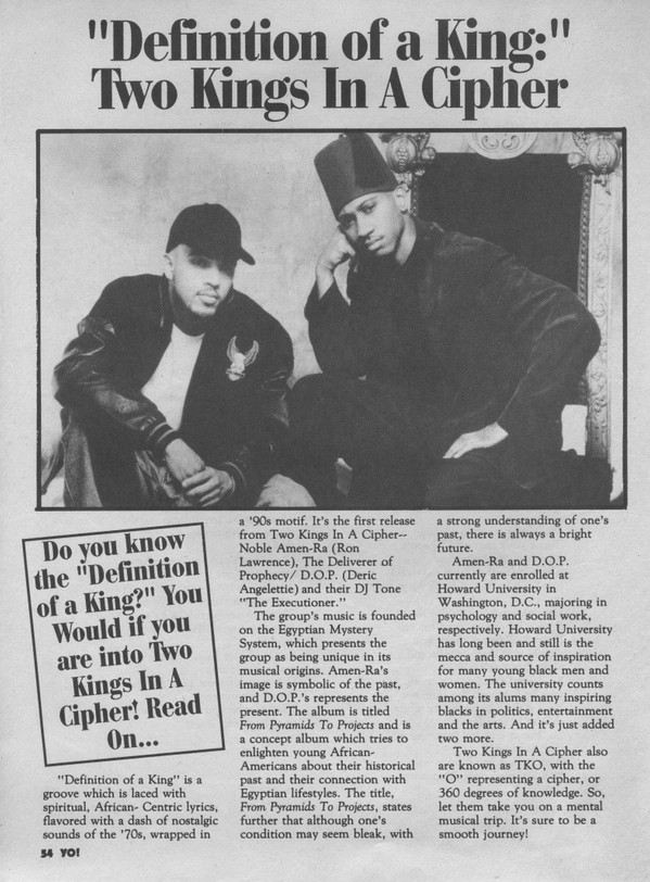 Two Kings In A Cipher