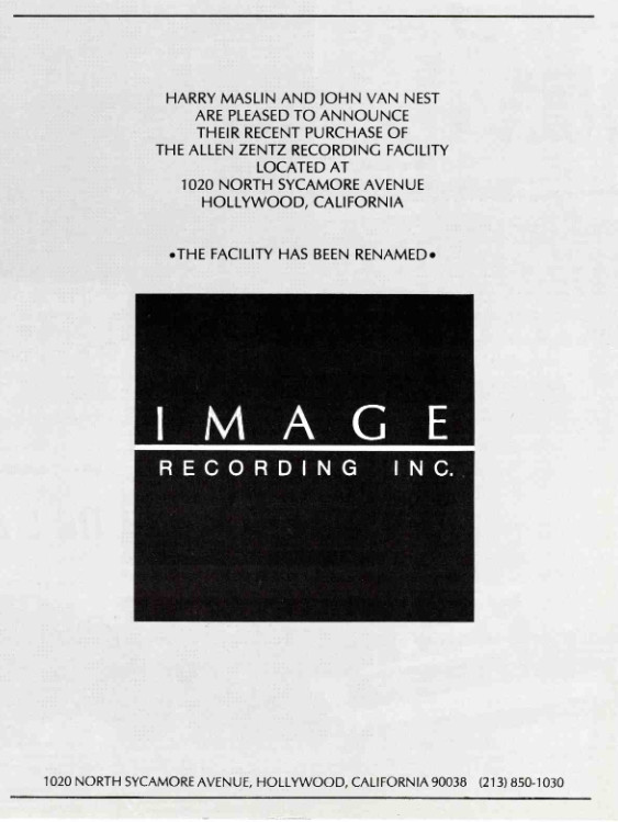 Image Recording Studios