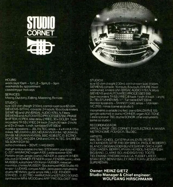 Cornet Studio