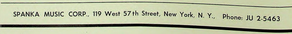 Spanka Music Corp.