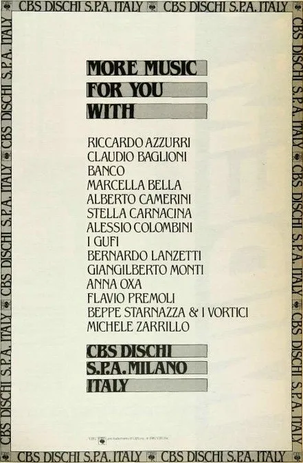CBS Dischi S.p.A.