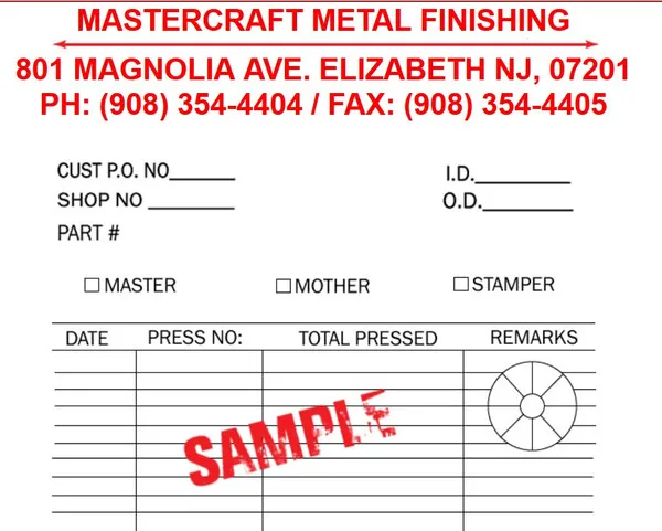 Mastercraft Record Plating