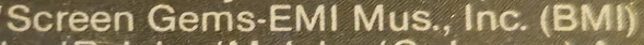 Screen Gems-EMI Music Inc.