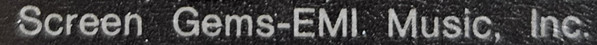 Screen Gems-EMI Music Inc.