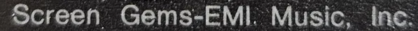Screen Gems-EMI Music Inc.