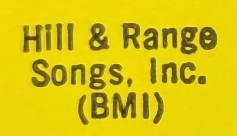 Hill & Range Songs, Inc.
