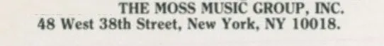 The Moss Music Group, Inc.