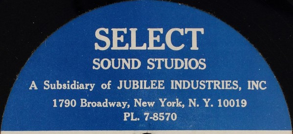Select Sound Studios, New York