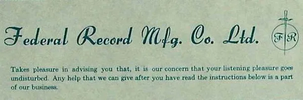 Federal Record Mfg. Co. Ltd.