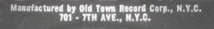 Old Town Record Corp.