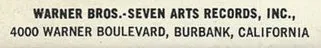 Warner Bros. - Seven Arts Records, Inc.