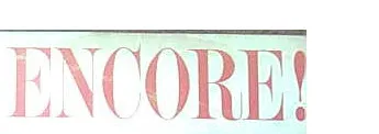 Encore!