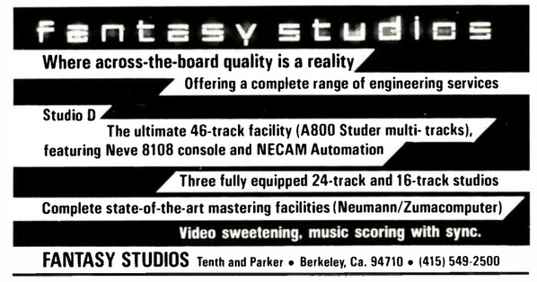 Fantasy Studios