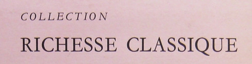Collection Richesse Classique