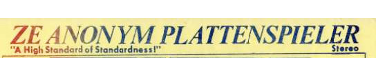 Ze Anonym Plattenspieler