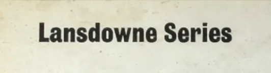 Lansdowne Series