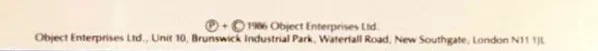 Object Enterprises Ltd.