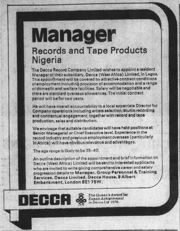Decca (West Africa) Limited
