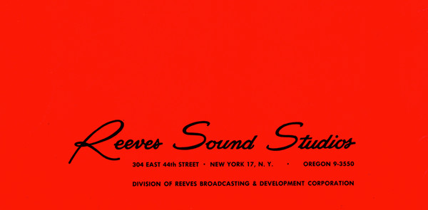 Reeves Sound Studios