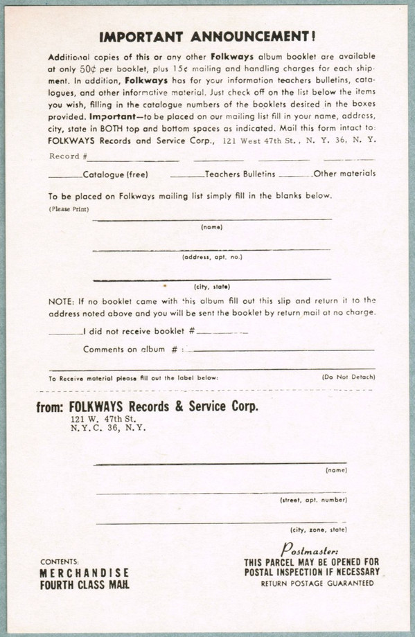 Folkways Records & Service Corp.