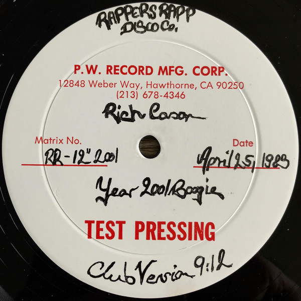 P.W. Record MFG. Corp.