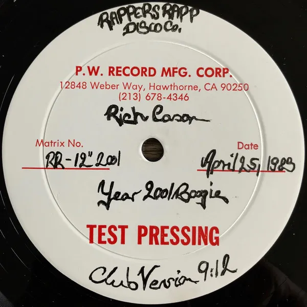 P.W. Record MFG. Corp.