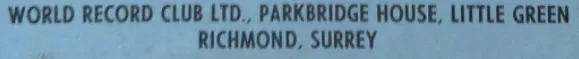 The World Record Club Limited