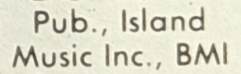 Island Music, Inc.