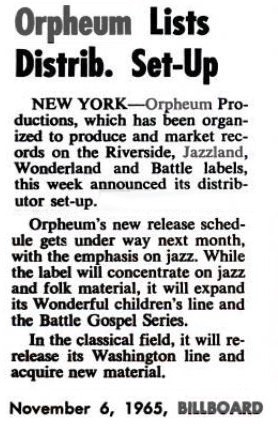 Orpheum Productions, Inc.