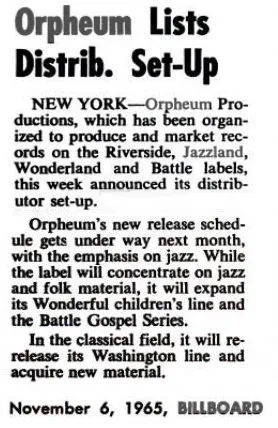 Orpheum Productions, Inc.