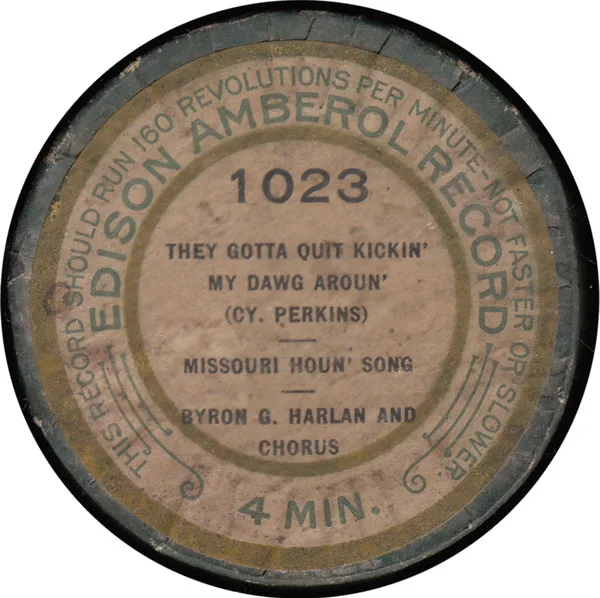 Edison Amberol Record