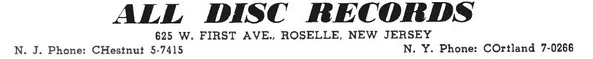All Disc Records, Inc.