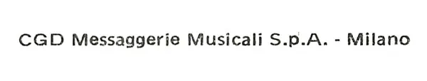 CGD Messaggerie Musicali S.p.A.