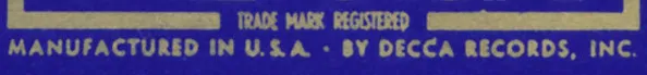 Decca Records, Inc.