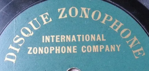 Disque Zonophone
