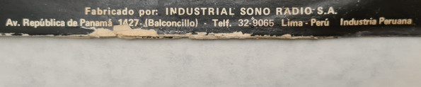 Industrial Sono-Radio S.A.