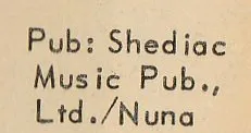 Shediac Music Publishing Ltd.
