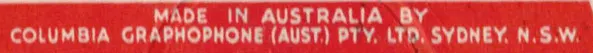 Columbia Graphophone (Aust.) Pty. Ltd.