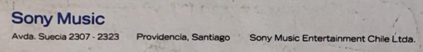 Sony Music Entertainment Chile Ltda.