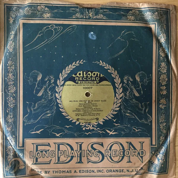 Edison Long Playing Record