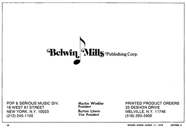 Belwin-Mills Publishing Corp.