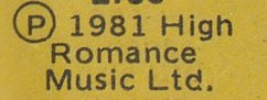 High Romance Music Ltd.