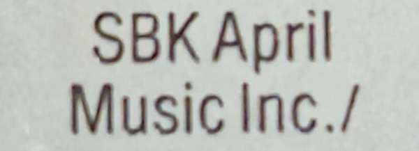 SBK April Music Inc.