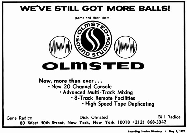 Olmsted Sound Studios
