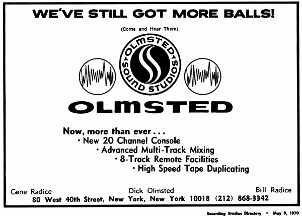 Olmsted Sound Studios