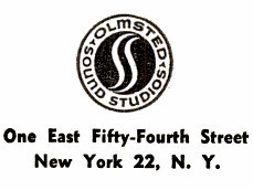 Olmsted Sound Studios