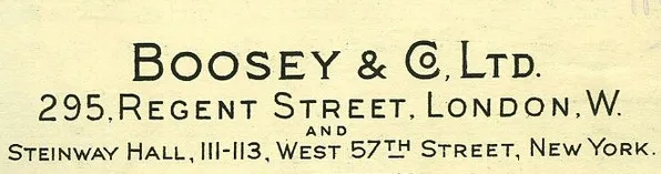 Boosey & Co Ltd.