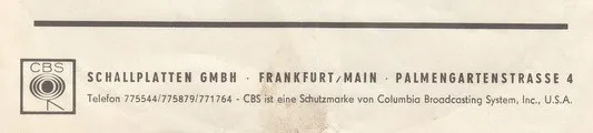 CBS Schallplatten GmbH